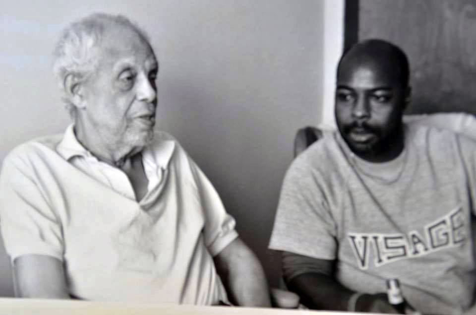 Historians John G. Jackson and Runoko Rashidi (Photo James E. Brunson)