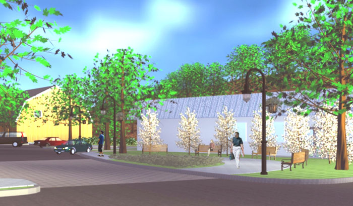 New look for Georgetown town center designed by Didona Associates Landscape Architects, LLC