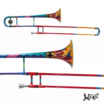 Juleez Colorful Trombone Musical Instruments
