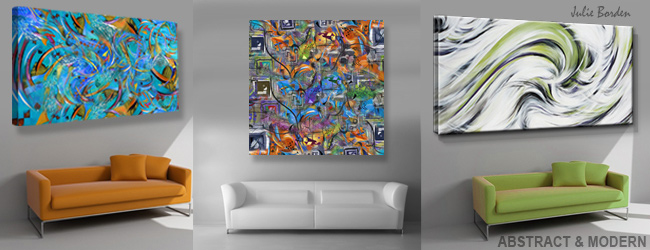 abstract wall art print canvas painting juleez
