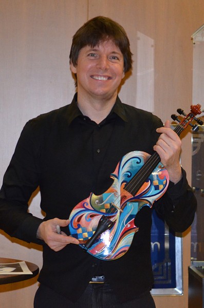 Joshua Bell with Juleez Hand Painted Violin