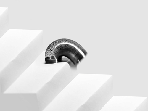 slinky gif going down stairs.