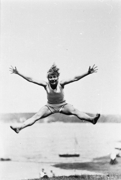 Karla Grosch, Sportschule S. Deutsch, Berlin, 1928, Fotograf: unbekannt. © Zentrum Paul Klee, Bern