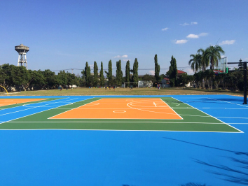 ระบบเคลือบพื้นผิวสำหรับสนามกีฬาด้วย Acrylic เหมาะกับสนามเทนนิส ฟุตซอล บาสเก็ตบอล