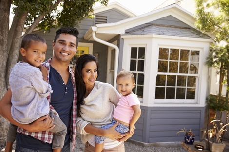 As seen in the photo, the gutters on a home are part of an overall first impression