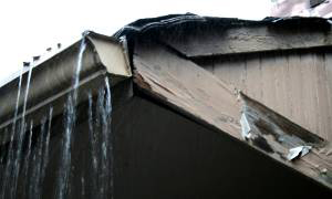 Call us to install new gutters if your Plymouth home is doing this
