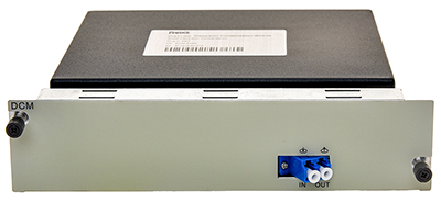 DCM Compensador de dispersão cromática frente com conector.
