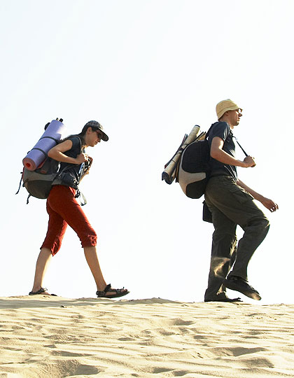 ציוד בסיסי לטיול במדבר