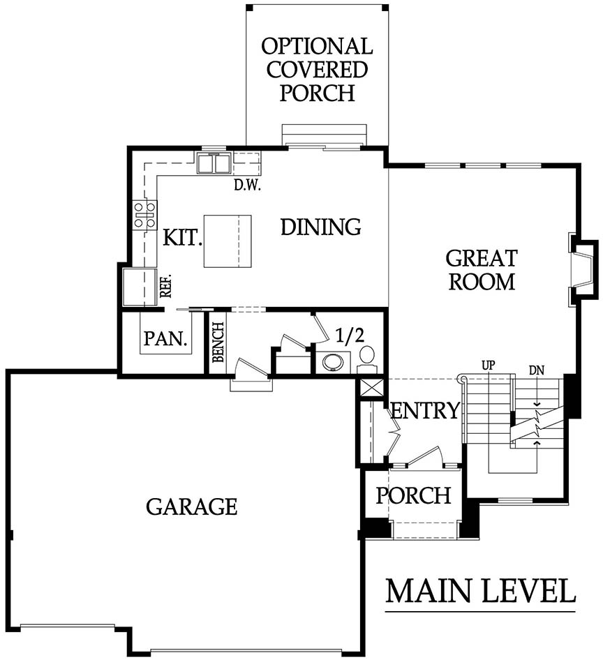 The Lincoln Floor Plan Dayton Creek