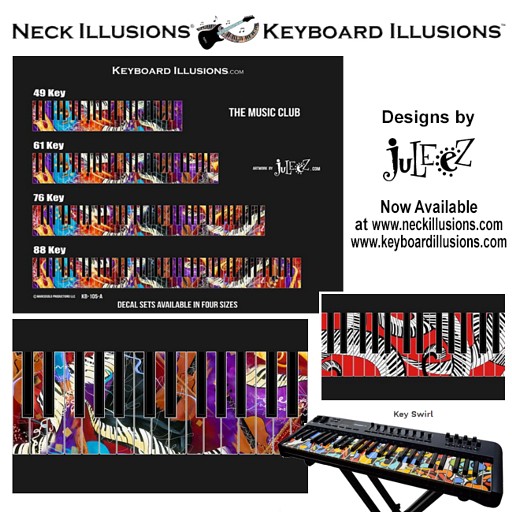 Keyboard Piano Graphics by Juleez