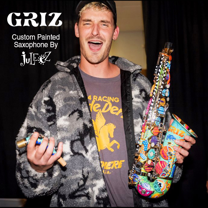 Griz Saxophone, Griz Music, Griz Sax, Juleez Art