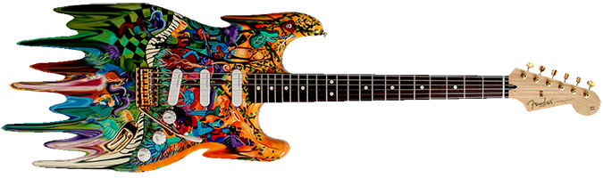 Juleez Custom Painted Fender Stratocaster 