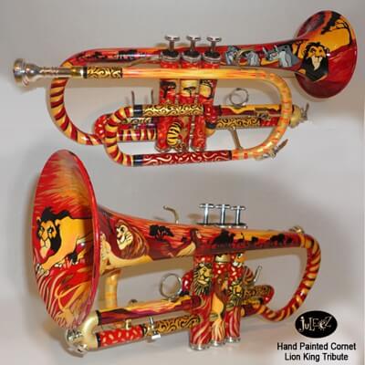 Painted trumpet, painted cornet, juleez