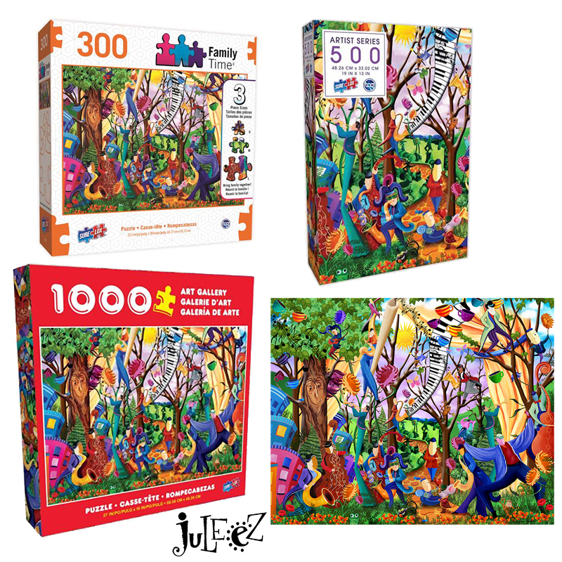 colorful puzzle, childrens art puzzle, child puzzle, juleez puzzle