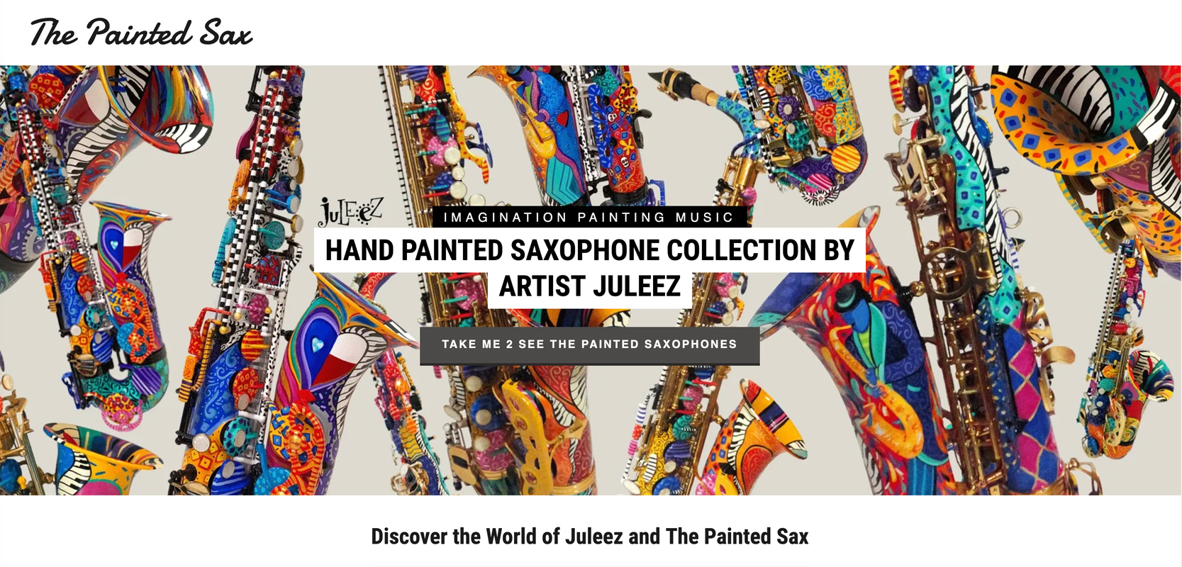 Saxophones Colorful, Juleez Art, Saxophone Painted, Sax Art Colorful