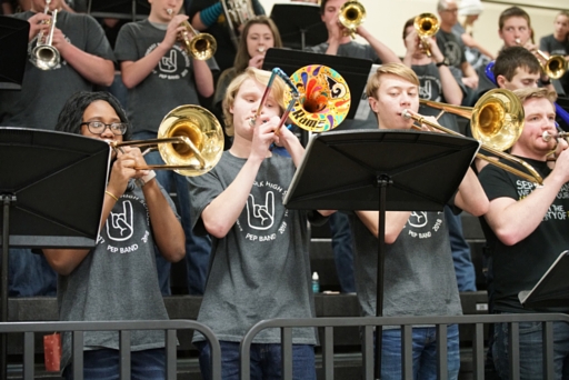 School Band Colorful Trombone SEP Rams Band