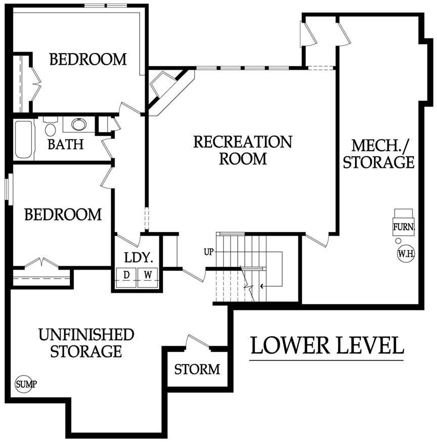 The Willows Jefferson Ex by Bickimer Homes Floor Plan Page