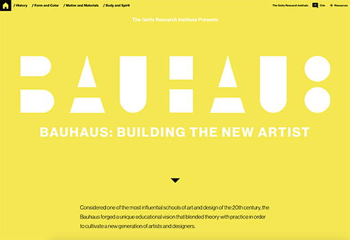 Bauhaus Online Exhibition