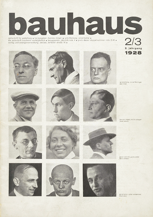 Titel Bauhaus Zeitschrift 2-3 1928