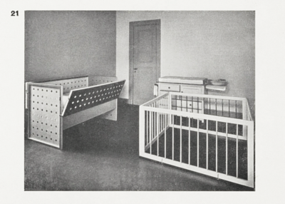 Marcel Breuer, Kinderzimmer, 1927.