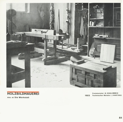 Holzbildhauerei Bauhaus Weimar