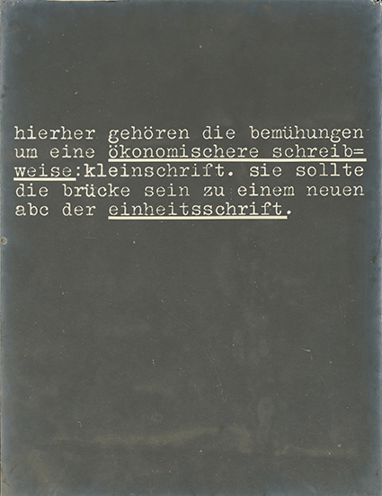 Briefbogen Bauhaus Dessau. Gestaltung: Herbert Bayer
